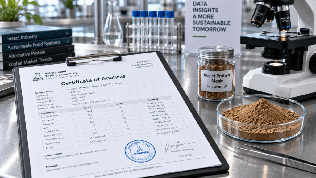How to Read a Certificate of Analysis (COA) for Insect Ingredients