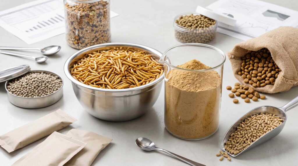 Mealworm market demand across feed pet food and commercial applications