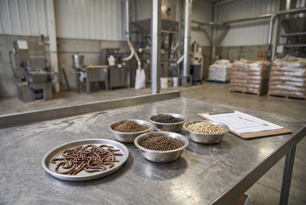 Earthworm market demand in aquaculture and poultry feed applications