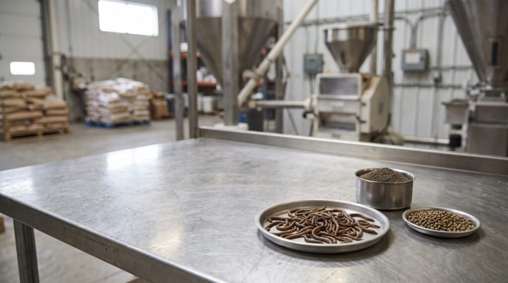 Earthworm market demand for aquafeed and animal nutrition