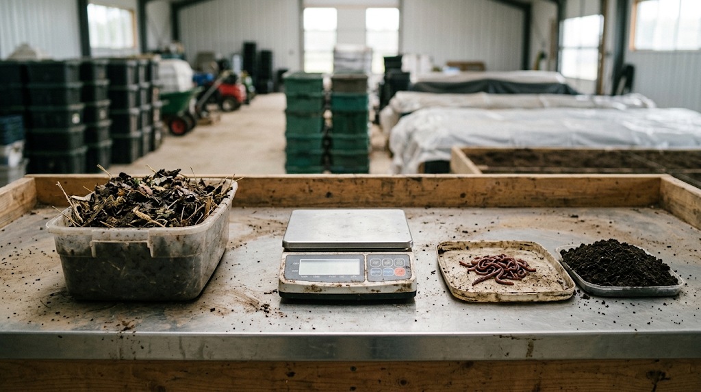 Earthworm production cost and commercial economics